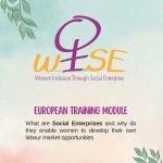 WISE Project - European Training Module: What are Social Enterprises and why do they enable women to develop their own labour market 